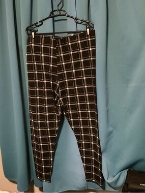 just be Black Plaid Men’s Chinos